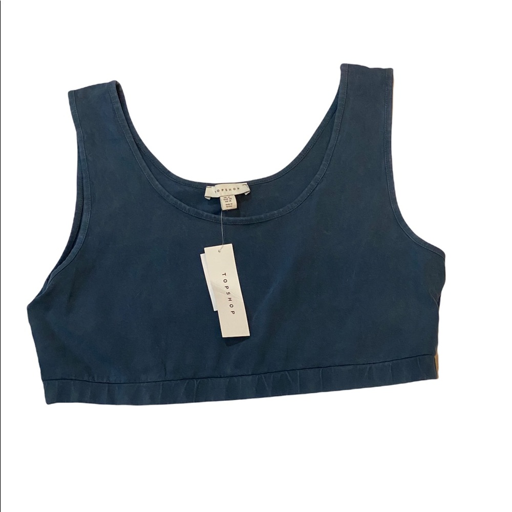 ❌sold Topshop Dark Blue Sports Bra XL Extra Large NEW NWT - Picture 1 of 1